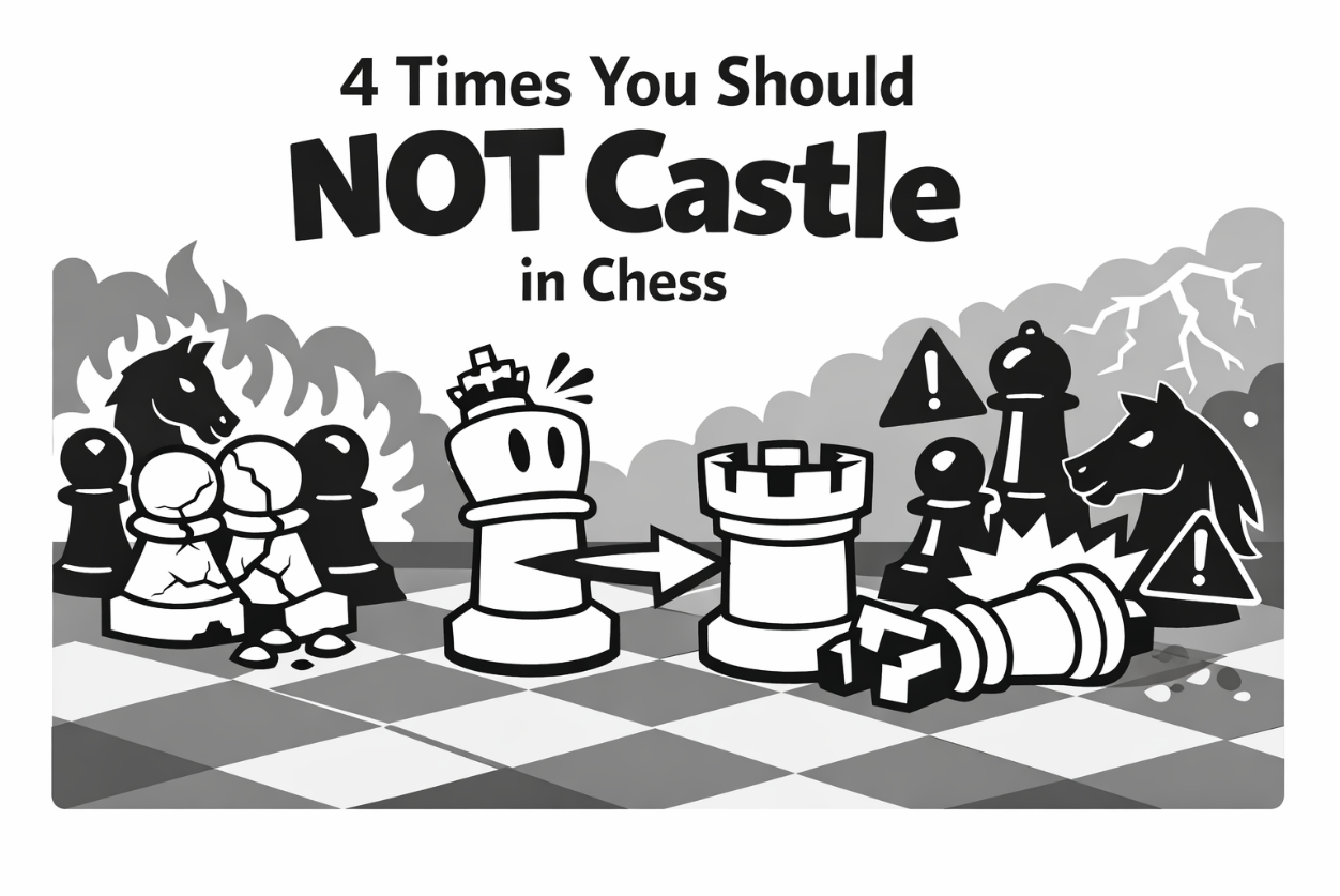 Read more about the article 4 Times You Should Not Castle in Chess